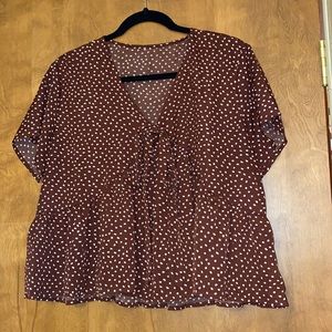 Shein Polka Dot Top